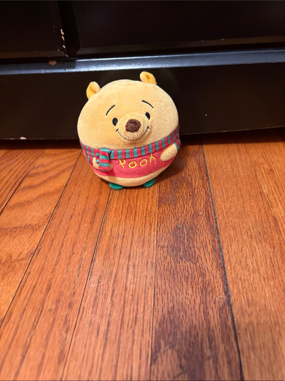 Disney Winnie the Pooh Round Plush - Yellow, Red, Teal